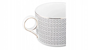 Чайный сервиз на 6 персон Decor de table Вола платина, 21 предмет