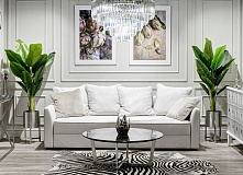Стол журнальный Nero черный/хром GARDA DECOR