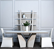 Стол обеденный Quadro белый GARDA DECOR