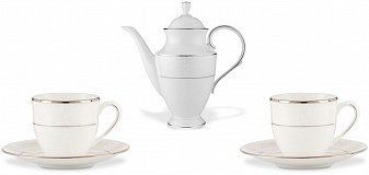 Сервиз кофейный Lenox "Чистый опал" на 6 персон 15 предметов