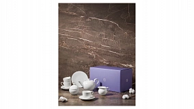 Сервиз чайный Decor de table Плиссе на 6 персон 21 предмет, п/к