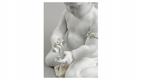 Фигурка Lladro Херувим любви 28х36 см, фарфор