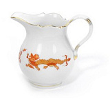 Молочник Meissen 120мл Красный Дракон (золотой кант)