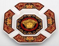 Блюдо "Медуза красная" 14см.