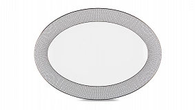 Столовый сервиз на 6 персон Decor de table Вола платина, 26 предметов