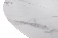 Стол журнальный Pearl White круглый белый/золото GARDA DECOR