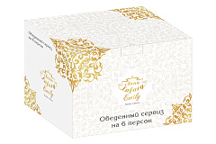 Столовый сервиз на 6 персон Серебряное кружево