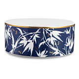 Салатник Rosenthal Турандот 23 см, фарфор, синий, золотой кант