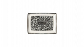 Блюдо прямоугольное Rosenthal Versace Барокко Дымка 21,5х13 см