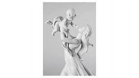 Фигурка Lladro Моя маленькая радость, белая 29х46 см, фарфор